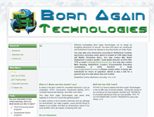 Tablet Screenshot of bornagaintechnologies.org